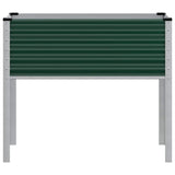 Garden Planter Green 100x45x90 cm Steel - Top-Down View