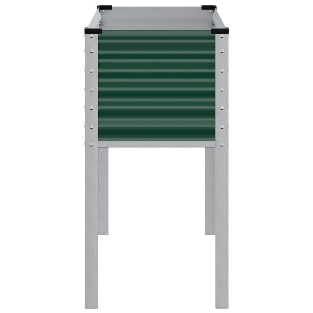 Garden Planter Green 100x45x90 cm Steel