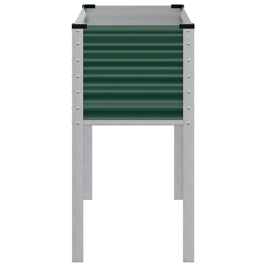 Garden Planter Green 100x45x90 cm Steel