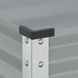 Garden Planter Grey 100x45x90 cm Steel