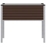 Garden Planter Brown 100x45x90 cm Steel