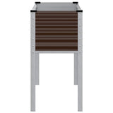 Garden Planter Brown 100x45x90 cm Steel