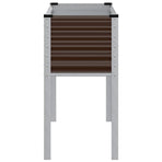 Garden Planter Brown 100x45x90 cm Steel