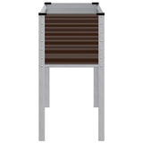 Garden Planter Brown 100x45x90 cm Steel - 45-Degree Angle
