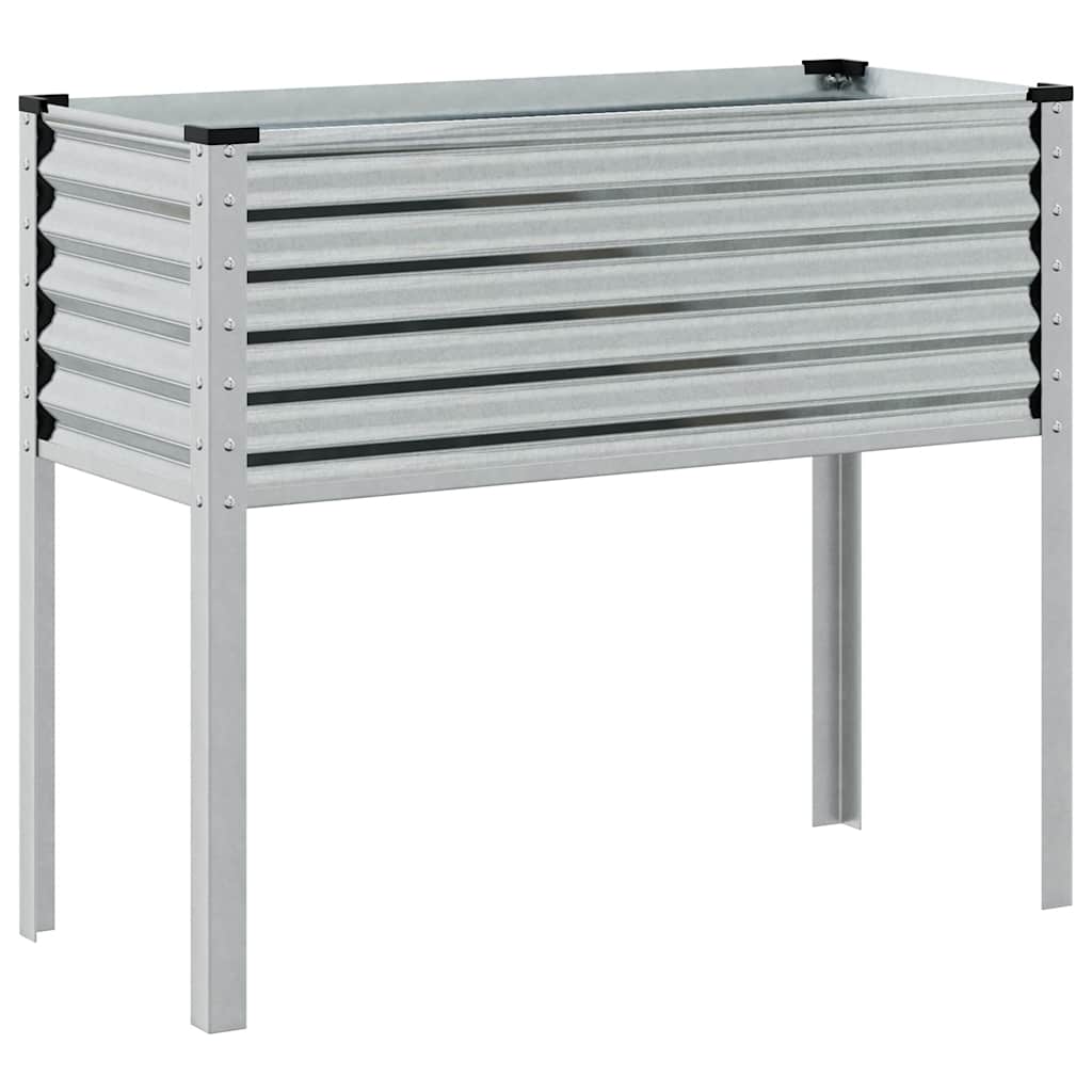 Garden Planter 100x45x90 cm Galvanised Steel