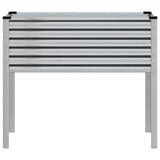 Garden Planter 100x45x90 cm Galvanised Steel - Top-Down View