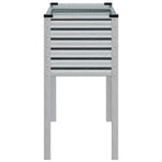 Garden Planter 100x45x90 cm Galvanised Steel