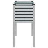 Garden Planter 100x45x90 cm Galvanised Steel - 45-Degree Angle