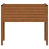 Garden Planter 100x45x90 cm Weathering Steel - Top-Down View