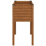 Garden Planter 100x45x90 cm Weathering Steel - 45-Degree Angle