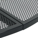 Patio Table Round Anthracite ?0x72.5 cm Powder-coated Steel