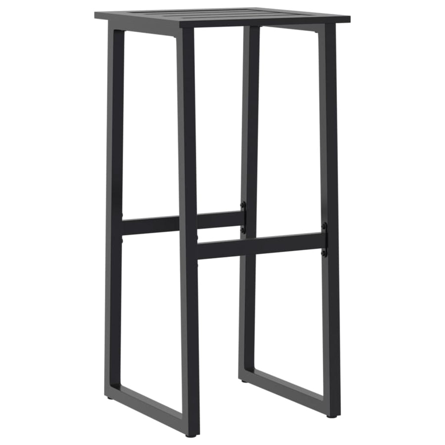 Bar Stools 2 pcs Black 38x38x80 cm Powder-coated Steel