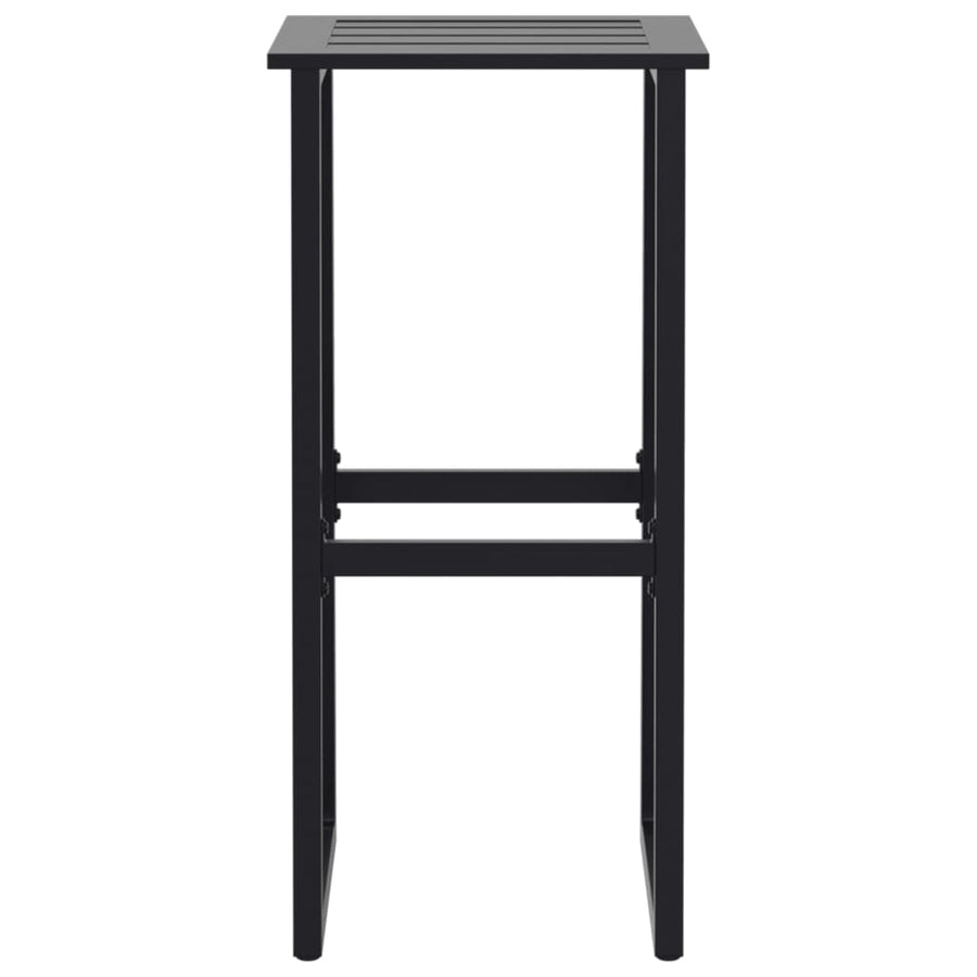 Bar Stools 2 pcs Black 38x38x80 cm Powder-coated Steel
