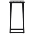 Bar Stools 2 pcs Black 38x38x80 cm Powder-coated Steel