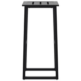 Bar Stools 2 pcs Black 38x38x80 cm Powder-coated Steel - Rear View