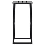 Bar Stools 4 pcs Black 38x38x80 cm Powder-coated Steel - Rear View