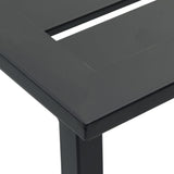 Bar Stools 4 pcs Black 38x38x80 cm Powder-coated Steel - Low Angle