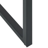 Bar Stools 4 pcs Black 38x38x80 cm Powder-coated Steel - Extra Image