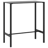 Bar Table Black 100x50x110 cm Powder-coated Steel