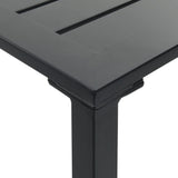Bar Table Black 100x50x110 cm Powder-coated Steel