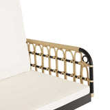 Swing Chair with Cushions 63x58x39 cm Poly Rattan and Steel - Low Angle