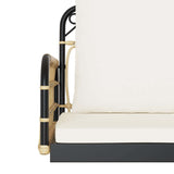 Swing Chair with Cushions 63x58x39 cm Poly Rattan and Steel - Extra Image