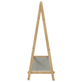 Clothes Rack with Shelves 106x34x102 cm Bamboo - 45-Degree Angle