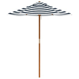 Garden Umbrella for Kids with Wooden Pole Ø120x140 cm - Top-Down View