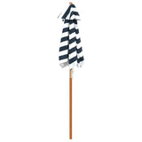 Garden Umbrella for Kids with Wooden Pole Ø120x140 cm - Rear View
