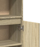 Bathroom Cabinet Sonoma Oak 30x30x100 cm Engineered Wood