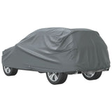 Car Cover for SUV Full Grey M Non-Woven Fabric - Close-Up Angle
