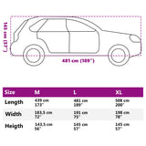 Car Cover for SUV Full Grey L Non-Woven Fabric - Extra Image