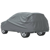 Car Cover for SUV Full Grey XL Non-Woven Fabric - Close-Up Angle
