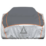 Car Cover for Sedan Hail Protection Full XXL Grey and Silver - 45-Degree Angle