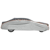 Car Cover for Sedan Hail Protection Full XXL Grey and Silver - Rear View