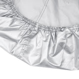 Car Cover for Sedan Hail Protection Full XXL Grey and Silver - Low Angle