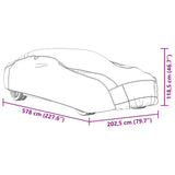 Car Cover for Sedan Hail Protection Full XXL Grey and Silver