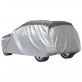 Car Cover for SUV Hail Protection Full M Grey and Silver - Close-Up Angle