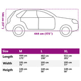 Car Cover for SUV Hail Protection Full M Grey and Silver - Extra Image
