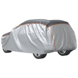 Car Cover for SUV Hail Protection Full L Grey and Silver - Close-Up Angle