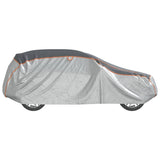Car Cover for SUV Hail Protection Full XL Grey and Silver - Rear View