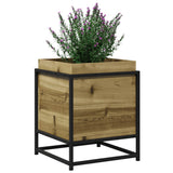 Garden Planter 40x40x50 cm Impregnated Wood Pine - Top-Down View
