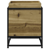 Garden Planter 40x40x50 cm Impregnated Wood Pine - Rear View