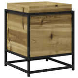 Garden Planter 40x40x50 cm Impregnated Wood Pine - Close-Up Angle