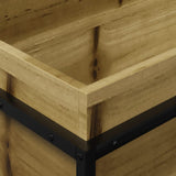 Garden Planter 60x40x50 cm Impregnated Wood Pine - Low Angle