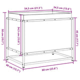 Garden Planter 60x40x50 cm Impregnated Wood Pine