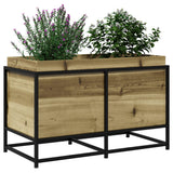 Garden Planter 80x40x50 cm Impregnated Wood Pine - Top-Down View