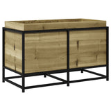 Garden Planter 80x40x50 cm Impregnated Wood Pine - Close-Up Angle