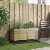 Garden Planter 100x40x50 cm Impregnated Wood Pine - Side View
