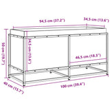 Garden Planter 100x40x50 cm Impregnated Wood Pine